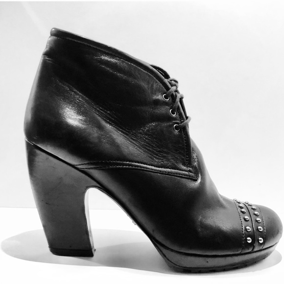 NEW Prada lace up booties - Picture 3 of 8